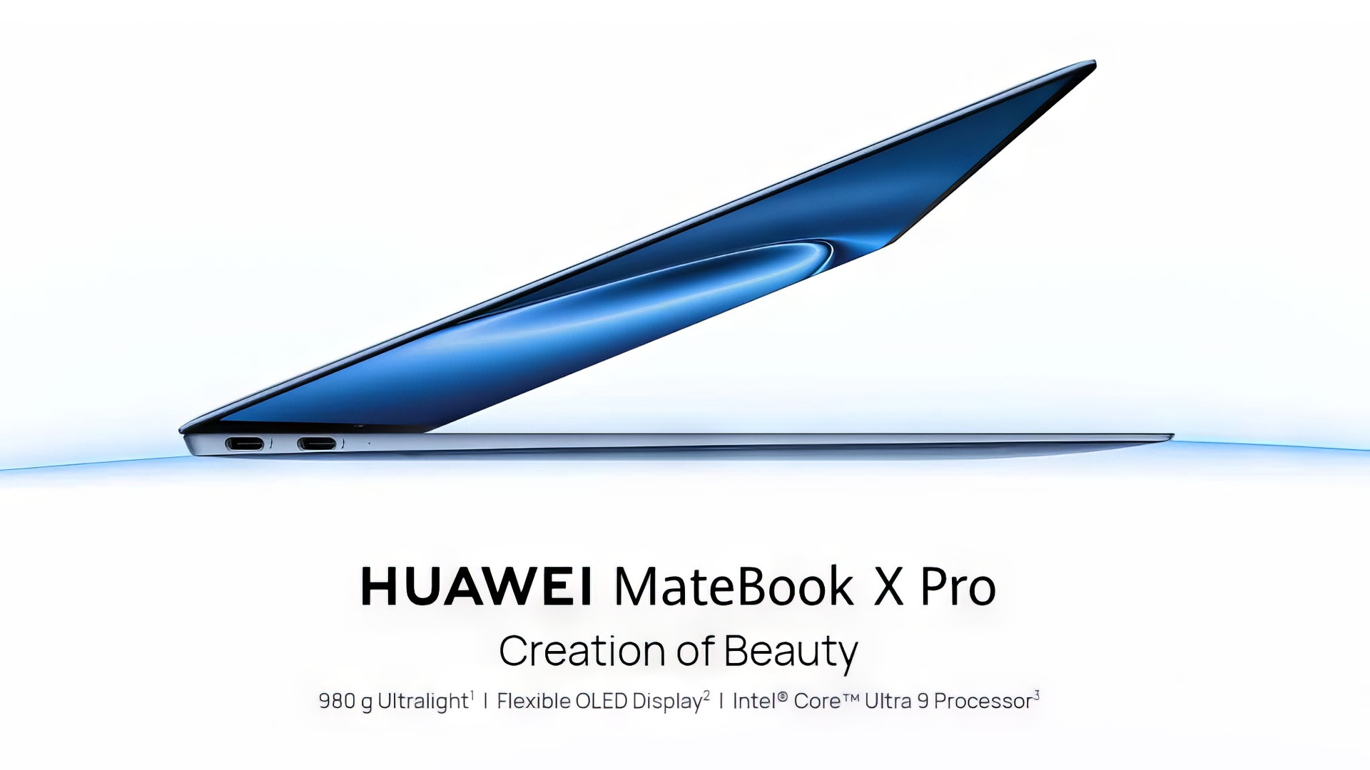 HUAWEI Matebook X Pro  всего 980 граммов и Core Ultra 9 внутри